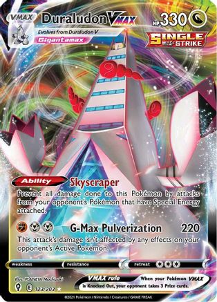Duraludon VMAX 123/203 - Holofoil SWSH07 Evolving Skies - Ultra Rare