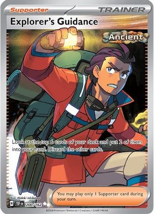 Explorer's Guidance 200/162 - Holofoil SV05 Temporal Forces - Ultra Rare