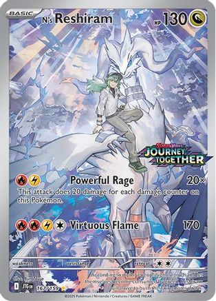 N's Reshiram 167/159 - Holofoil Miscellaneous Cards & Products - Illustration Rare (Sealed)