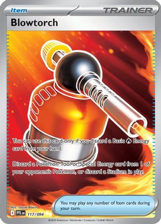 Blowtorch 117/094 - Holofoil ME02 Phantasmal Flames - Ultra Rare