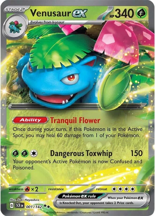 Venusaur ex (001/142) (Holofoil) [SV07: Stellar Crown]