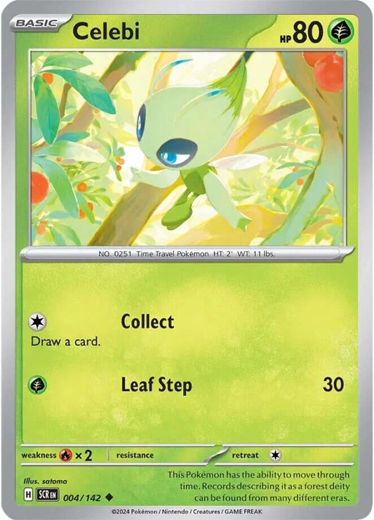 Celebi (004/142) (Reverse Holofoil) [SV07: Stellar Crown]
