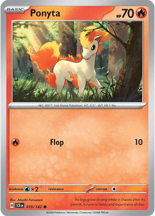 Ponyta (019/142) (Reverse Holofoil) [SV07: Stellar Crown]