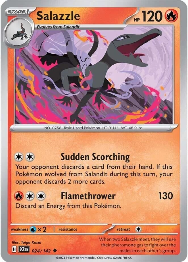 Salazzle (024/142) [SV07: Stellar Crown]