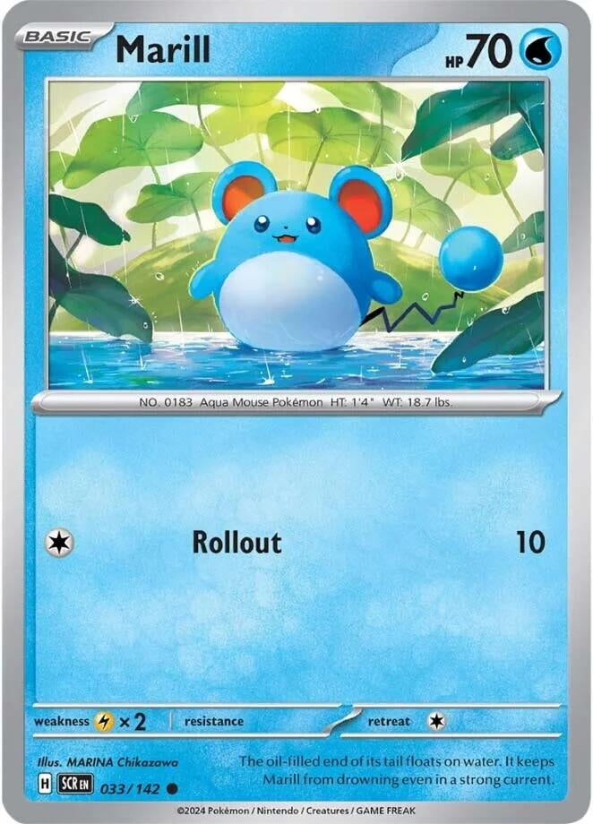 Marill (033/142) [SV07: Stellar Crown]
