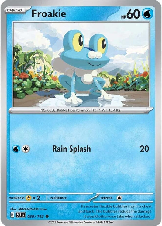 Froakie (039/142) (Reverse Holofoil) [SV07: Stellar Crown]