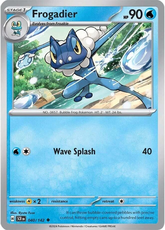 Frogadier (040/142) (Reverse Holofoil) [SV07: Stellar Crown]