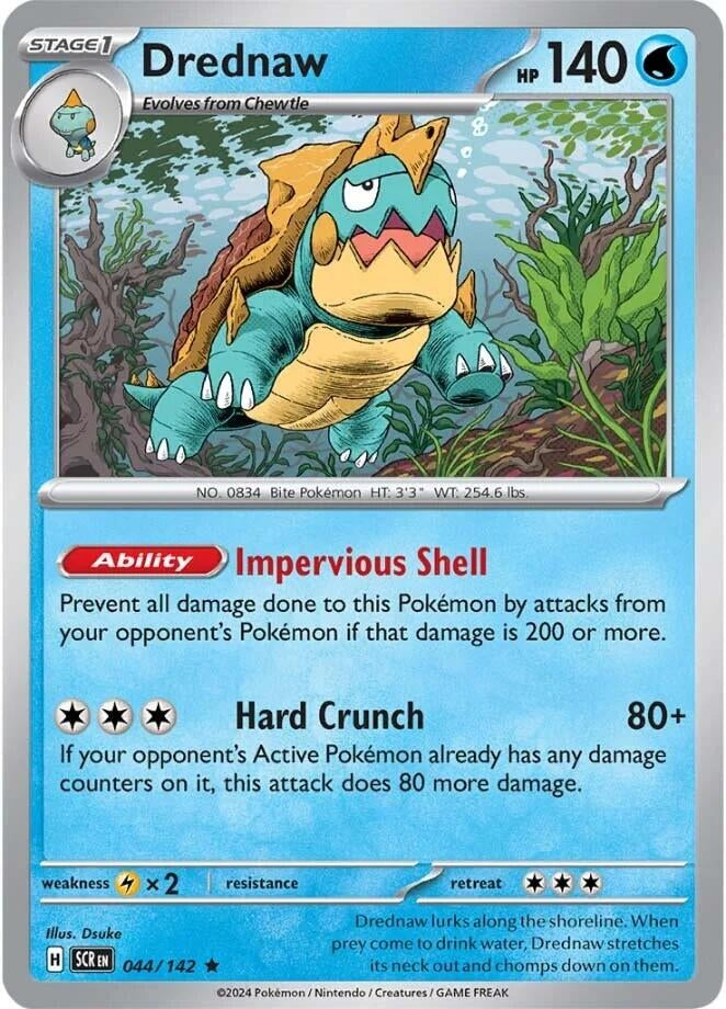 Drednaw (044/142) (Reverse Holofoil) [SV07: Stellar Crown]