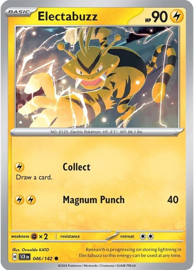 Electabuzz (046/142) (Reverse Holofoil) [SV07: Stellar Crown]