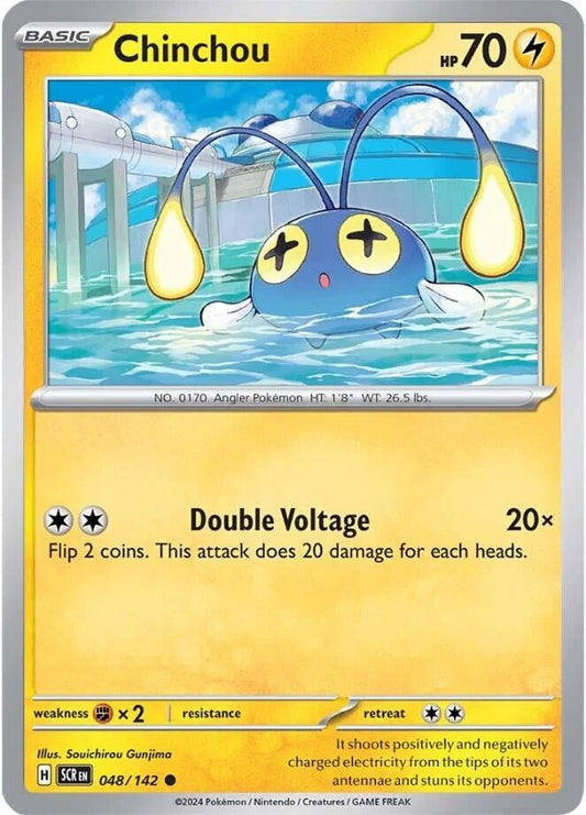 Chinchou (048/142) (Reverse Holofoil) [SV07: Stellar Crown]