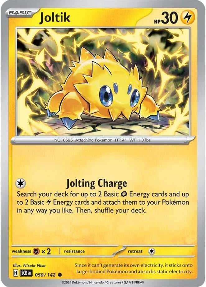 Joltik (050/142) (Reverse Holofoil) [SV07: Stellar Crown]