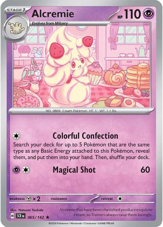 Alcremie (065/142) (Holofoil) [SV07: Stellar Crown]