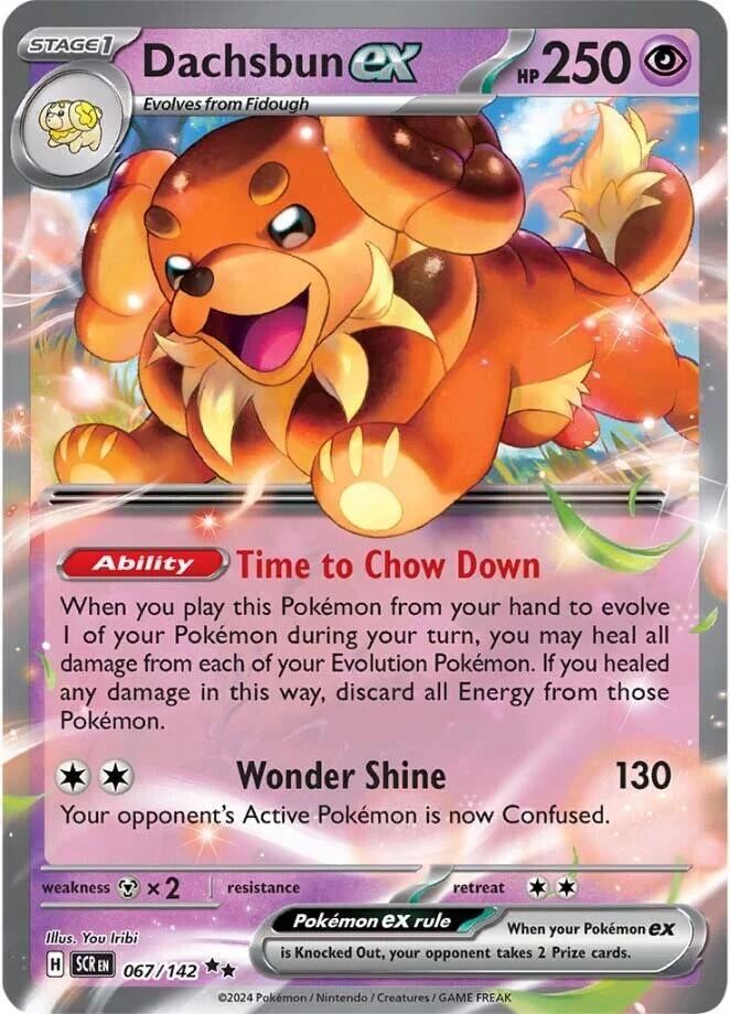 Dachsbun ex (067/142) (Holofoil) [SV07: Stellar Crown]