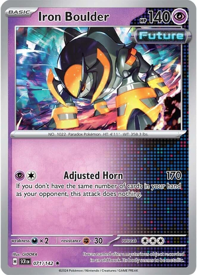 Iron Boulder (071/142) (Holofoil) [SV07: Stellar Crown]