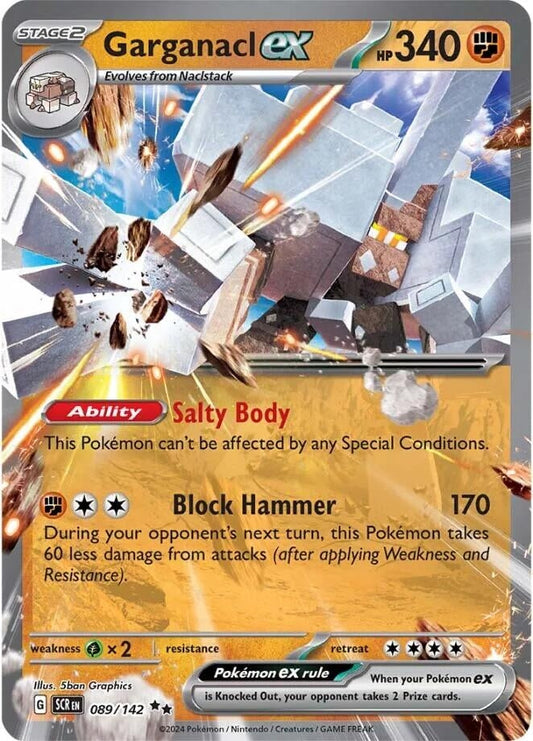 Garganacl ex (089/142) (Holofoil) [SV07: Stellar Crown]