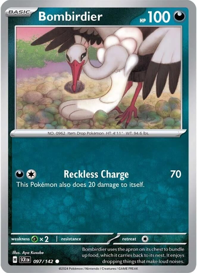 Bombirdier (097/142) (Reverse Holofoil) [SV07: Stellar Crown]