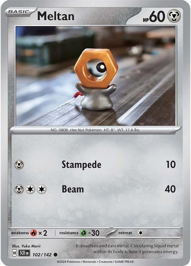 Meltan (102/142) [SV07: Stellar Crown]