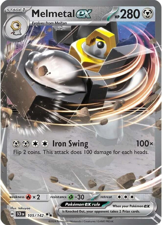 Melmetal ex (105/142) (Holofoil) [SV07: Stellar Crown]