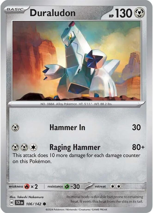 Duraludon (106/142) (Reverse Holofoil) [SV07: Stellar Crown]