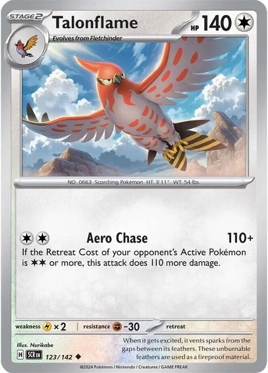 Talonflame (123/142) (Reverse Holofoil) [SV07: Stellar Crown]