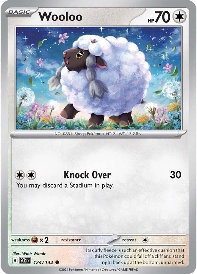 Wooloo (124/142) [SV07: Stellar Crown]