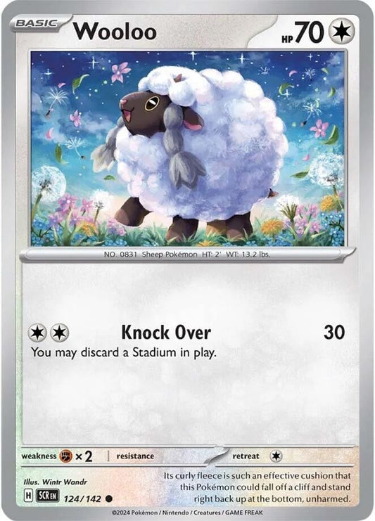 Wooloo (124/142) [SV07: Stellar Crown]