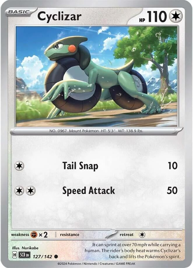 Cyclizar (127/142) (Reverse Holofoil) [SV07: Stellar Crown]