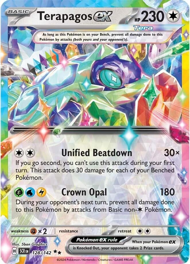 Terapagos ex (128/142) (Holofoil) [SV07: Stellar Crown]