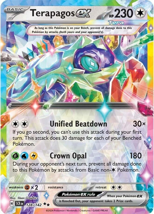 Terapagos ex (128/142) (Holofoil) [SV07: Stellar Crown]