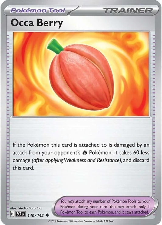 Occa Berry (140/142) (Reverse Holofoil) [SV07: Stellar Crown]