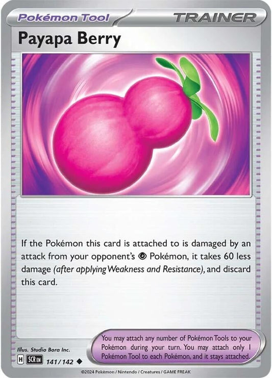 Payapa Berry (141/142) (Reverse Holofoil) [SV07: Stellar Crown]