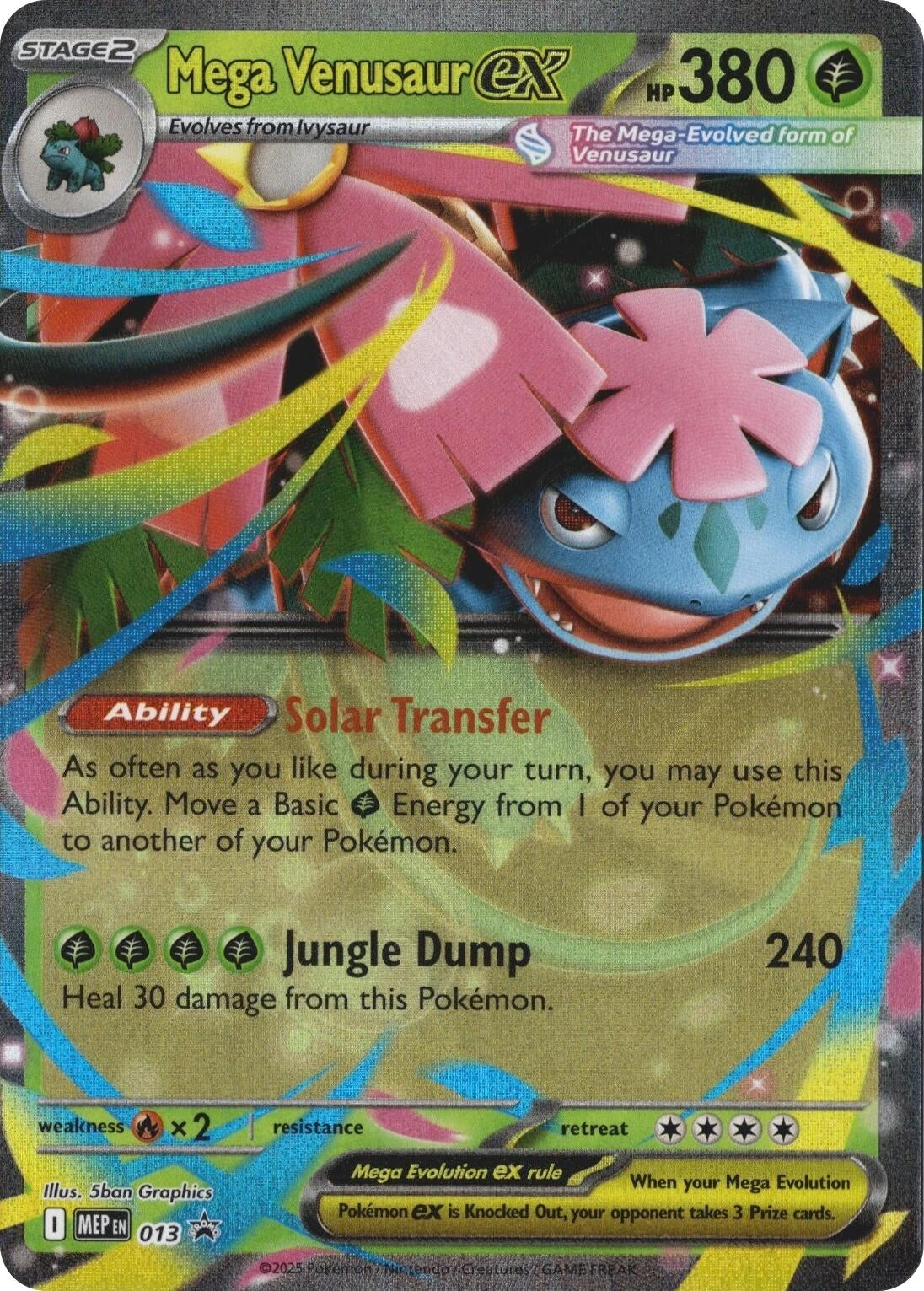Mega Venusaur ex - 013 (013) (Holofoil) [ME: Mega Evolution Promo]