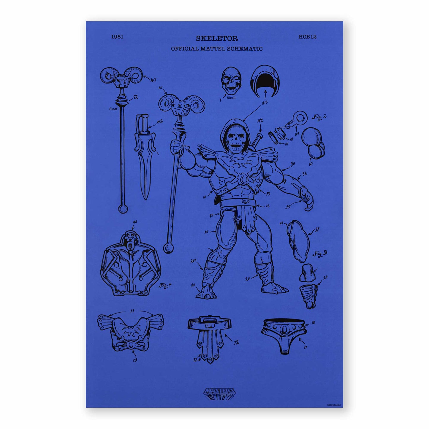 Art of Engineering Skeletor Print