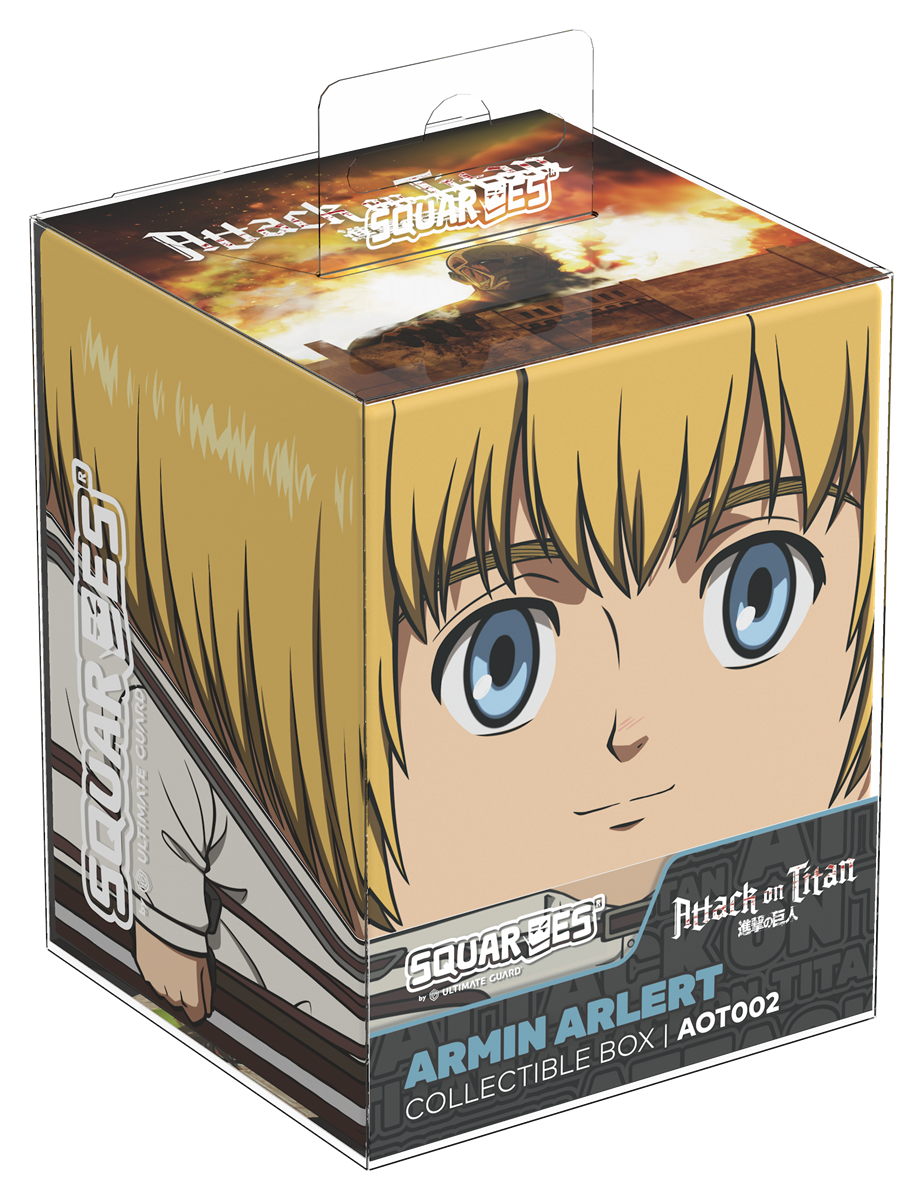 Ultimate Guard - Squaroes 100ct Deck Box - Attack on Titan - ARMIN ARLERT (Pre-Order)