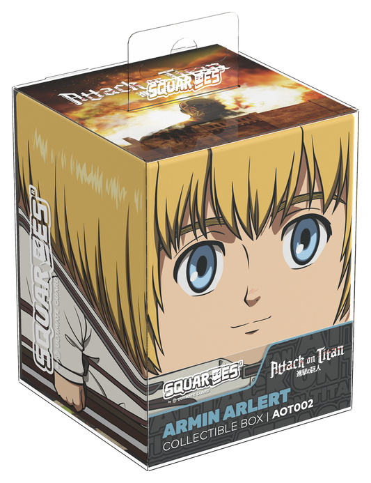 Ultimate Guard - Squaroes 100ct Deck Box - Attack on Titan - ARMIN ARLERT (Pre-Order)