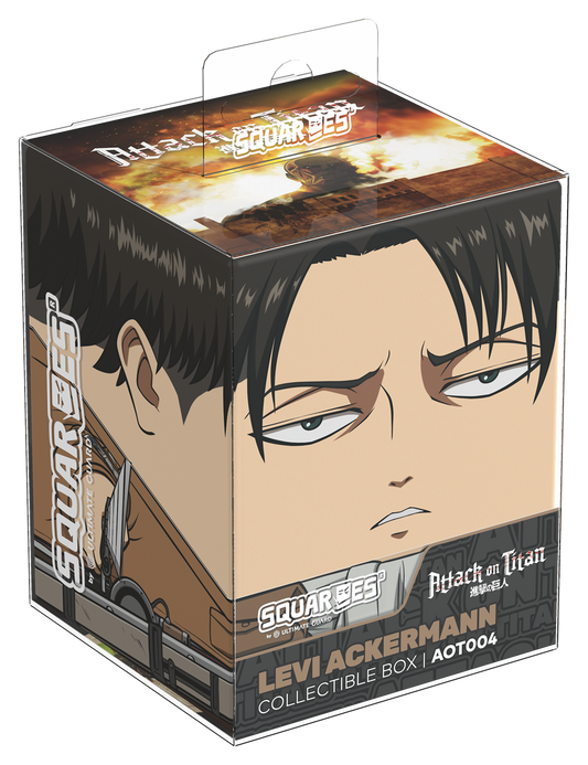 Ultimate Guard - Squaroes 100ct Deck Box - Attack on Titan - LEVI ACKERMANN (Pre-Order)