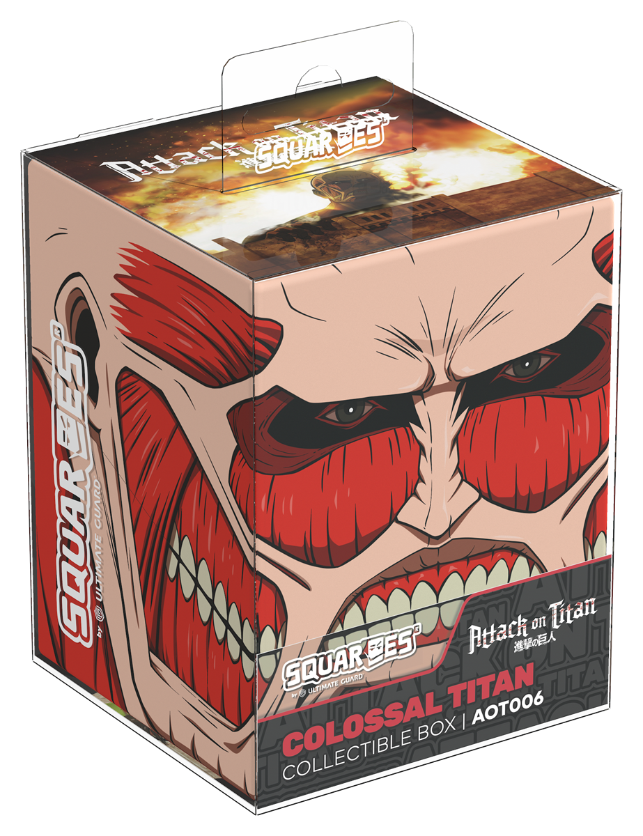 Ultimate Guard - Squaroes 100ct Deck Box - Attack on Titan - COLOSSAL TITAN (Pre-Order)